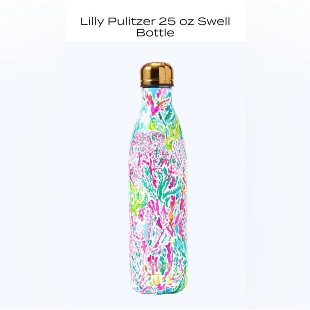Lilly Pulitzer Swell 25oz bottle in keys cha cha NWT in box